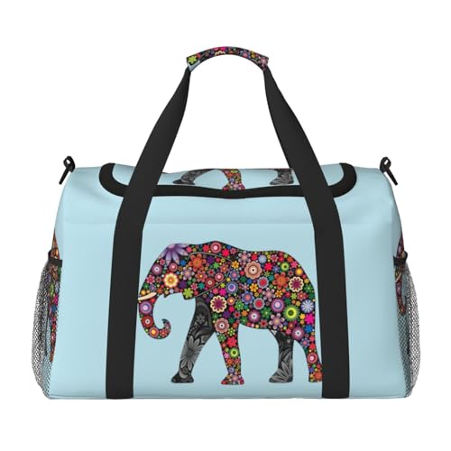Sac voyage noir éléphant évite les frais de bagages en cabine d'avion