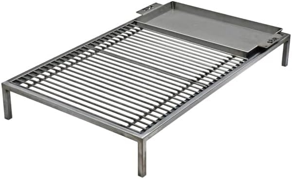 Griglia argentina con moduli in ferro rimovibili - Iron Argentina Grill - BBQ Parrilla Asado- Sor pampa grill (Grill con piastra in ferro)