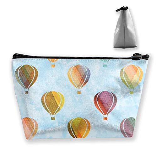 Preisvergleich Produktbild Schminktasche Kosmetik Heißluftballon Quadrat Tragbare Kosmetiktasche Mobile Trapez Aufbewahrungstasche Reisetaschen mit Reißverschluss