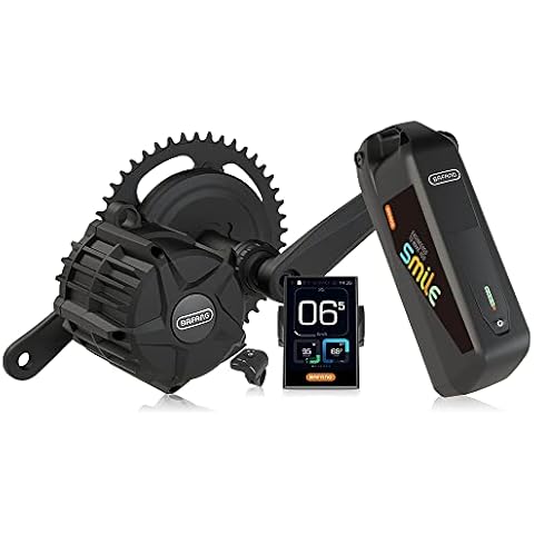 Bafang Elektrofahrrad-Umrüstsatz 50,4V Mittelmotor M625 750W 1000W M325 250W 500W 19,6Ah 14,3Ah Akku DPC181 CAN-Protokoll Cover