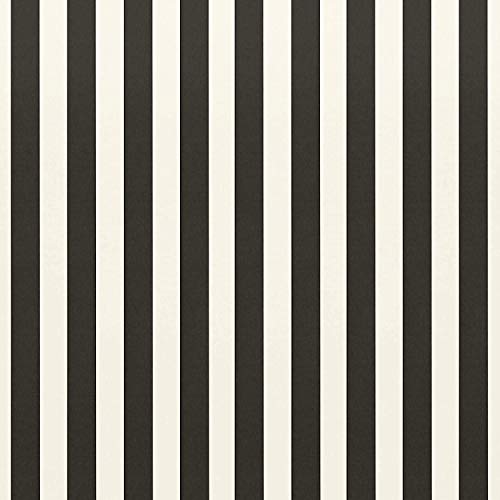 Rsh Decor Indoor Outdoor Deep Seating Loveseat Cushion Set, 1-46” X 26” X 5” Seat And 2-25” X 21” Backs, Choose Color (Black And White Stripe) #TOP1