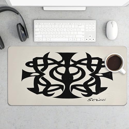 Supernatural Symbols Black Pad para Mouse Grande de Goma miniatura 5
