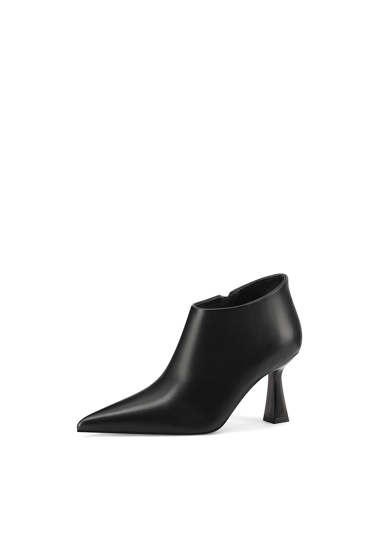 QUEEN HELENA Tronchetti Casual Eleganti Scarpe con Tacco con Zip Laterale Donna K3416