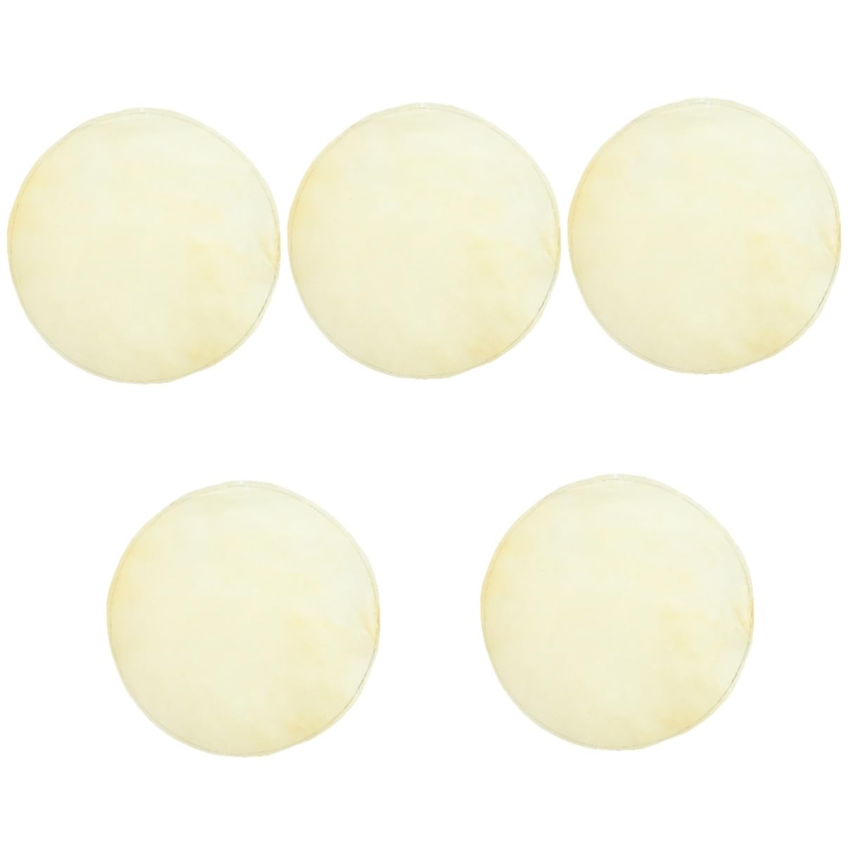 BESTonZON 5pcs Drum Skin Supple Musical Instrument Parts Percussion Part Replacement African Drum Accessories Drum Drumheads African Drum Accessory Drum Head Shocks Drum Set Tuning Sheepskin