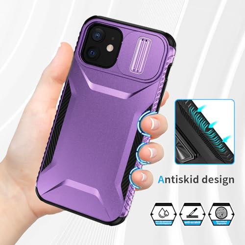 Protection iPhone 12 antidérapante antichoc avec cache caméra