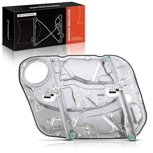 A-Premium Front Right Passenger Side Power Window Regulator Without Motor Compatible with Hyundai Elantra 2009-2012, Hatchback Body Style Only, Not Fit Sedan, with Panel, Replace# 82481-2L001