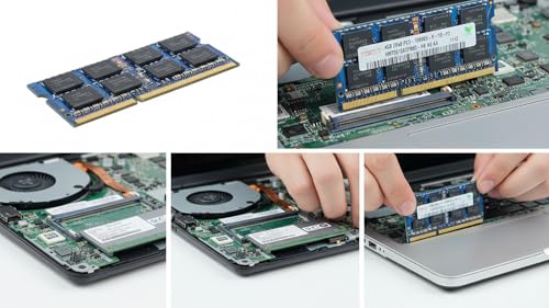 Image of 4GB DDR3 1066MHz Laptop RAM for Hynix PC3-8500s 204-Pin SO-DIMM 2Rx8 1.5V - HMT451S6AFR8C-G7 - Compatible with Older Notebooks, MacBook Pro & iMac (Mid 2009 /2010)