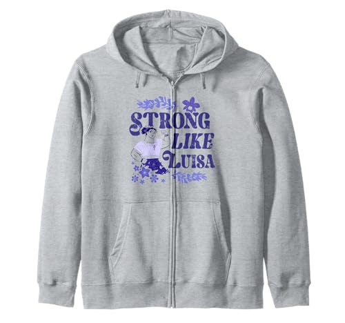 Sweat Luisa Encanto Disney original à capuche ajustable et poches avant