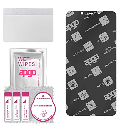 apgo Protector de pantalla MATTE Hybrid Glass para Nokia 8.1 (Nokia X7)