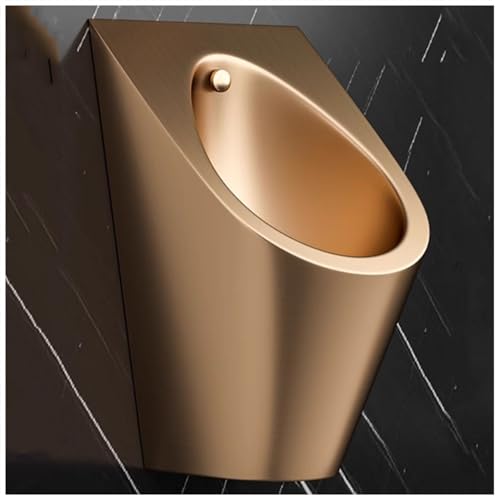 ユニバーサルウォッシュアウト小便器 304ステンレススチール、トップスパッド付き高効率、家庭用/業務用男性用大人用浴室トイレ