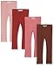 NAME IT Baby-Mädchen NBFKABEX 4P Legging NOOS Kleinkind-Strampelanzug, Rocky Road, 68 (4er Pack)