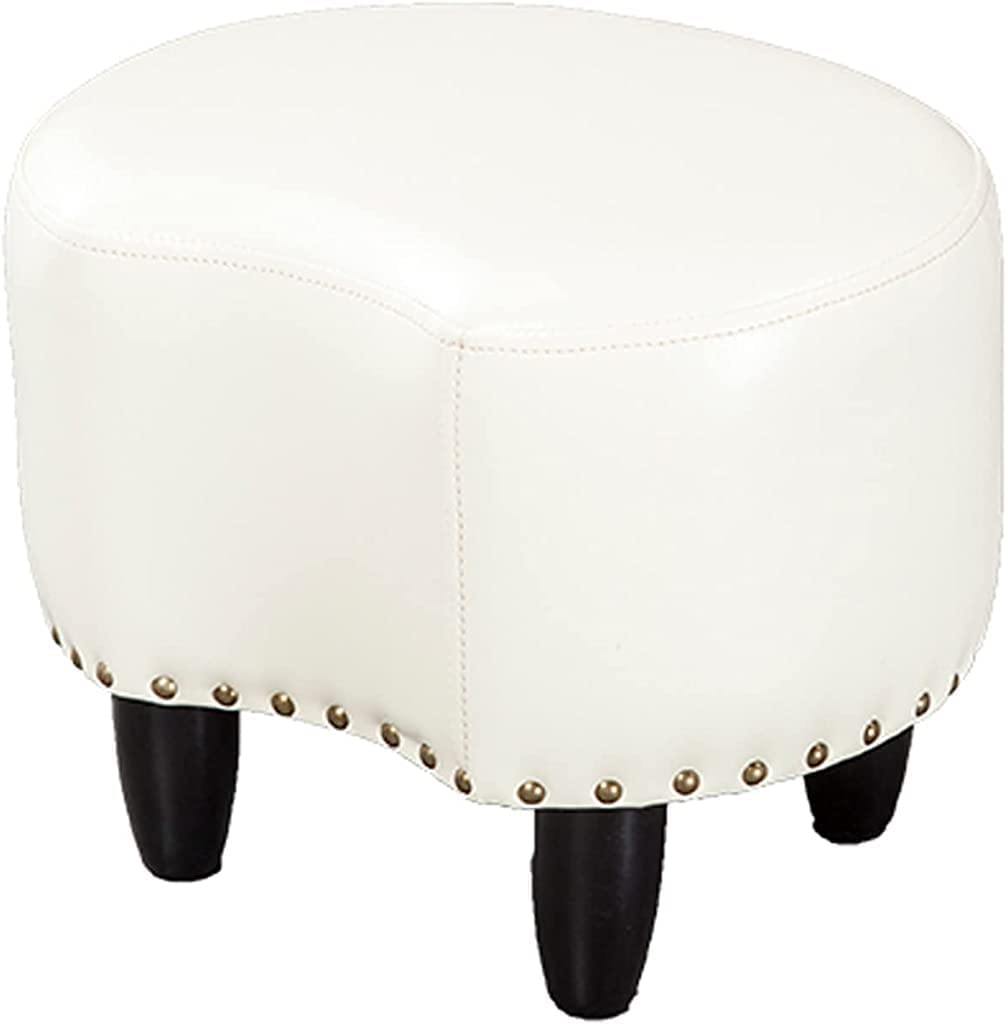 Repose-pieds ottoman pour salon, tabouret en bois massif à capacité de charge élevée pour chambre