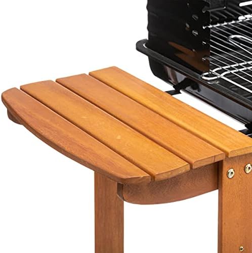 Barbecue Charbon de Bois XXL - Noir - 117 cm - Mes Grillades Barbecue Charbon de Bois XXL - Noir - 117 cm