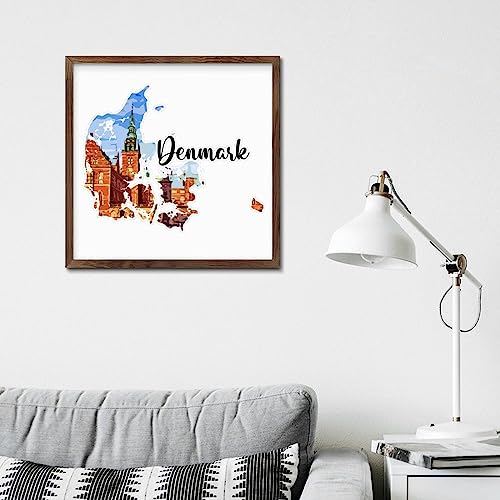 Cadre bois Danemark : panneau de construction motivant - 5