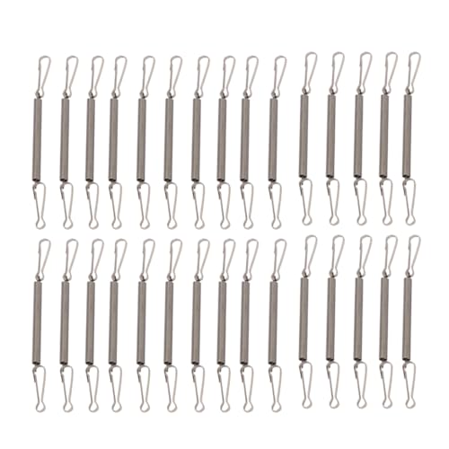 Mllepjdh Small Pet Cage Water Bottle Spring Stand for Drinking Bottle Water Feeders StainlessSteel Clip On Stand for Pet Cage Replacement Spring Fastener for Pet Water Feeders