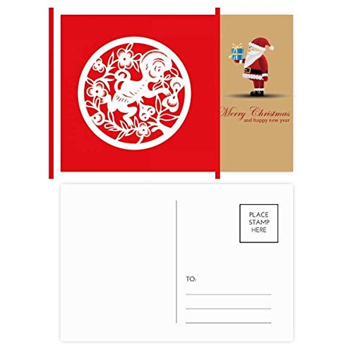 Cartes postales singe chinois en lot de 20 pièces pour correspondance