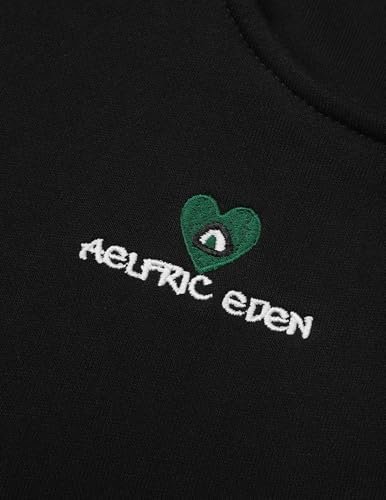 Image of Aelfric Eden Baggy Wide Leg Sweatpants for Women Men Double Elastic Waisted Streetwear Y2K Casual Trouser with Pockets