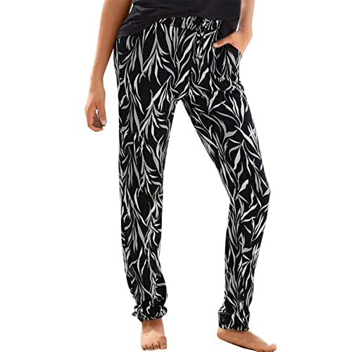 Pantalon léger et ample anti-chaleur pour femme avec poches pratiques