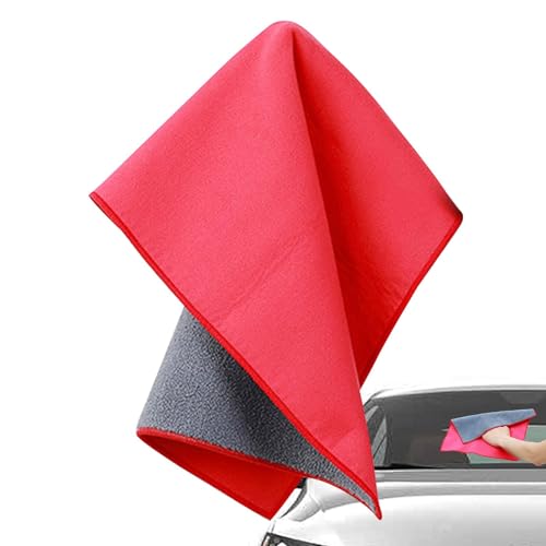 Serviette De Séchage Hercules - Chiffons De Nettoyage En Microfibre | Serviette De Séchage De Voiture Ultra Absorbante | Serviette De Séchage Réutisable Pour Détas De Voiture | Serviettes Douces E