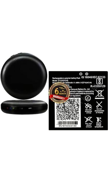Image of ZT-GY974745 Battery for Jio WiFi Dongle JMR815 JMR1040 Wireless Router Battery with 6 Month Warranty**** (N65)