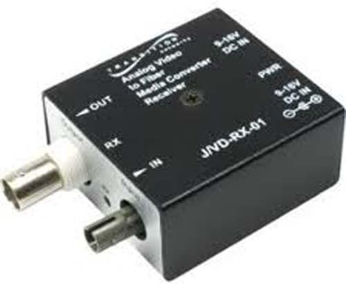 Transition Networks J/VD-RX-01-NA Stand-Alone Analog CCTV Video Receiver - Video extender - up to 0.6 miles - 850 nm