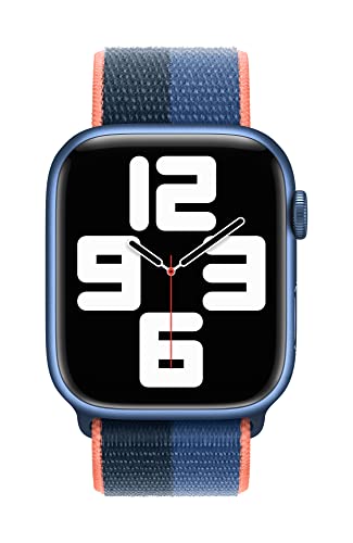 Image of Apple Watch Band - Sport Loop (45mm) - Blue Jay /Abyss Blue - Extra Large