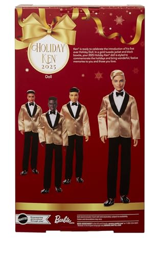 Barbie Ken Holiday 2025 Muñeco de Moda Coleccionable miniatura 6