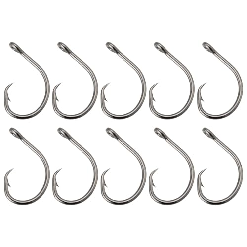 ECSiNG 10 Pièces Hameçons de Pêche 12/0 Hameçons...