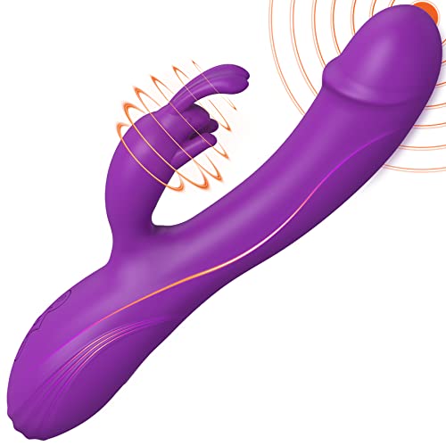 Vibration für Frauen Vibrator mit Stoßfunktion, Dildo Sex Spielzeug für Die Frau Paare ORSLUM Sexspielzeug Vibratorensets für Frauen Klitoris Solo, Sex Toys für Damen Stoss G Punkt Vibratoren grün