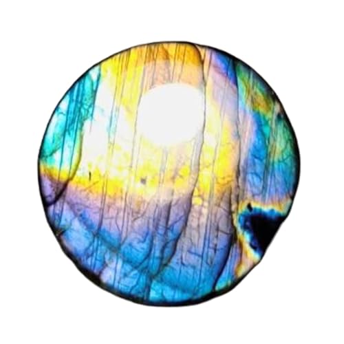 Labradorite cabochon 43mm pour fabriquer un pendentif unique en fil de cuivre