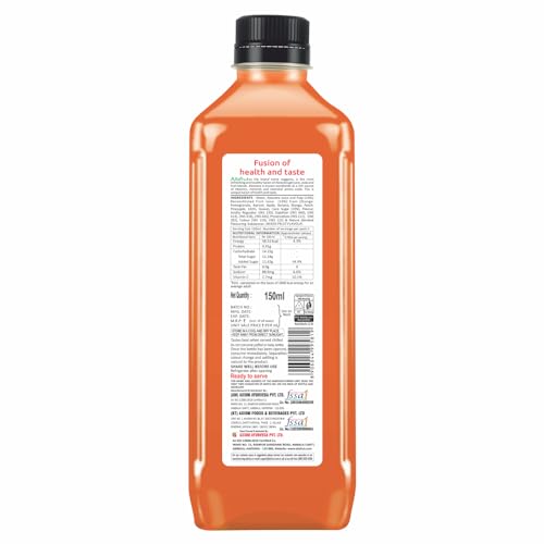 Image of Alo frut Mixed Fruit Drink with Tasty Aloevera Chunks & Juice| Goodness of Fruits and Aloevera | Ready-to-Serve Fruit Juice| Mixed Fruit Juice-150ml (Pack of 60)