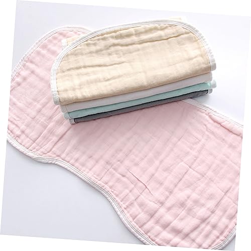 5Pcs Burp Cloths Soft Cotton Saliva Towels for Boy Girl Multi Practical and Absorbent Accessories for Newborns4
