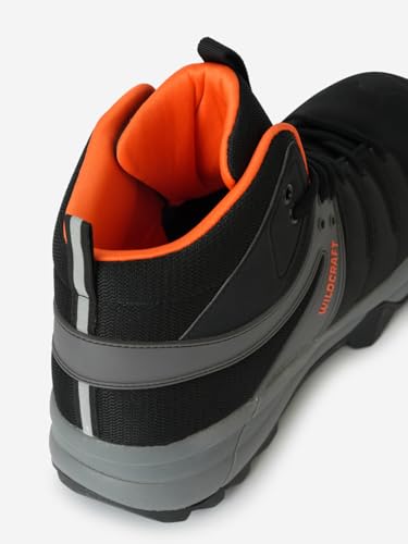 Image of Wildcraft mens 52064clivton 2 Bootblack orng Hiking Shoe