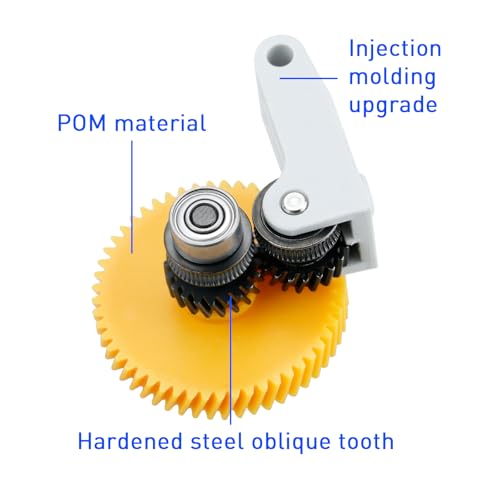 Xirbbo Kit De Manopla De Extrusora Helicoidal Hotend P1S De Metal Atualizado, Conjunto De Manopla Mo