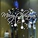 Autocollants de fenêtre Joyeux Noël Cloche Stickers Muraux Décoration de la Maison Stickers Muraux pour Verre Fenêtre Autocollant De Noël Décor À La Maison Boutique Vitrine Art Design