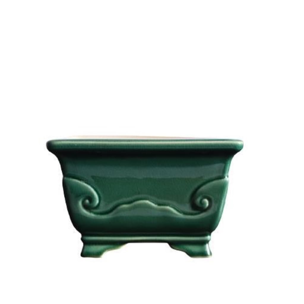 asdchZen Small Succulent Pots With Drainage Square Purple Clay Flower Pots Indoor Plant Flower Pots Decorative Plant Flower Pots Ceramic Succulent Pots