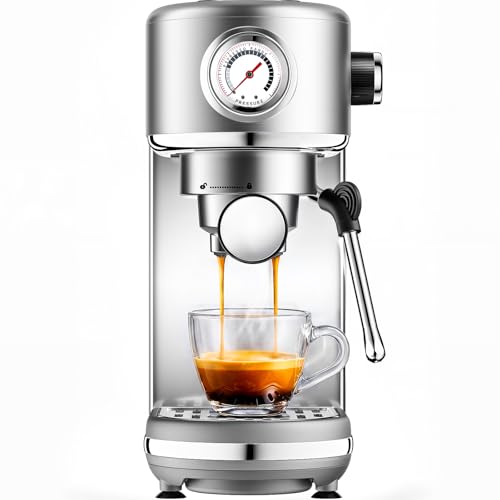 atatix Espresso Machine, 20 Bar Compact Espresso Coffee Machine...
