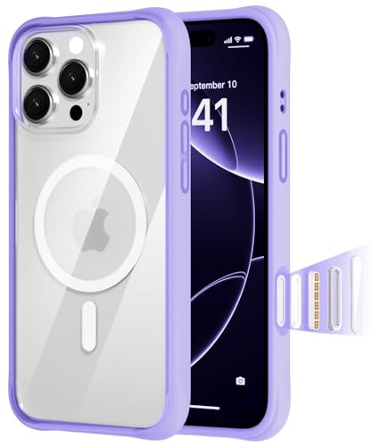 Coque transparente iPhone 16 Pro Max antichoc silicone compatible aimant MagSafe et objectif