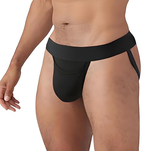 Vasectomy Jockstrap for Men, Testicular Support Underwear with Elastic Waistband, Snug Fit for Post-Surgery Recovery