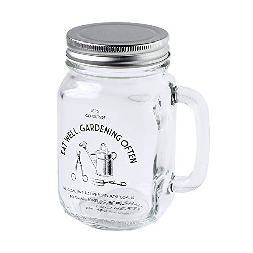 EAT WELL DRINKING JAR ガラスジャー メイソンジャー GARDENING