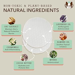 Natural Dog Company Skin Soother Wipes, 50 Count, Pet Wipes for Dogs, Hypoallergenic Formula, Dog Moisturizer for Dry Skin, Grooming Wipes for Dogs, Pet Itch Relief for Dogs