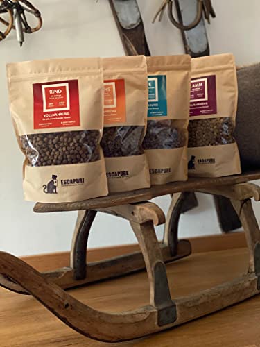 Escapure Katzen Trockenfutter Beutel | Lamm mit Gefügel Trockenfutter in Premium Qualität | 600g | mit Reis und Vollei