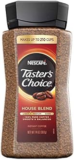 Taster's Choice Original Gourmet Instant Coffee, 14 Ounce Jar, Pack of 4