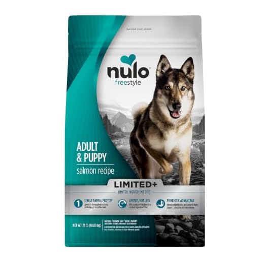 Nulo FreeStyle Limited Ingredient Dry Dog Food - High Protein Salmon Recipe, Natural Grain Free Dog Food for Puppies & Adults, Small, Medium and Large Breed Kibble, 24lb Bag