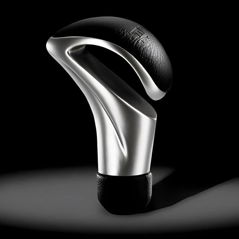 Momo Leatherite Stainless Steel Universal Gear Shift Knobs Black