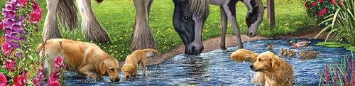 Ceaco - Horses and Hounds - 300 Oversized Piece Jigsaw Puzzle by CEACO - Image 7