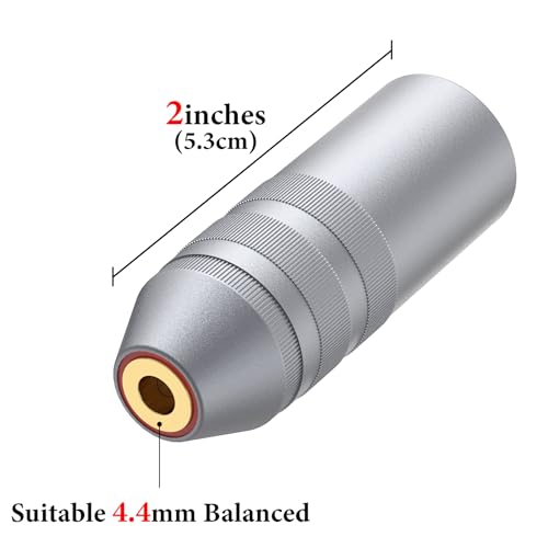 GEEKRIA XLR 4Pin to 4.4mm Balanced Adapter, Aluminum Alloy Pure Copper Durable Design High Fidelity Conversion Audio Plug - Image 3