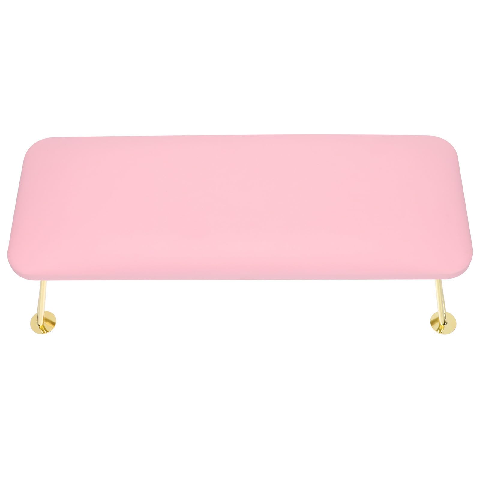 Cuscino per Manicure in Pelle Rosa Supporto Polso Ergonomico per Nail Art Antifatica e Poggiamano Estetista per Uso Professionale e Domestico
