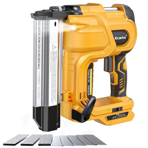 Ecarke Cordless 2 Inch Brad Nailer Compatible with DeWalt 20V