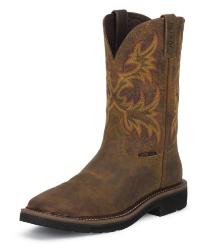 fashion justin work boots